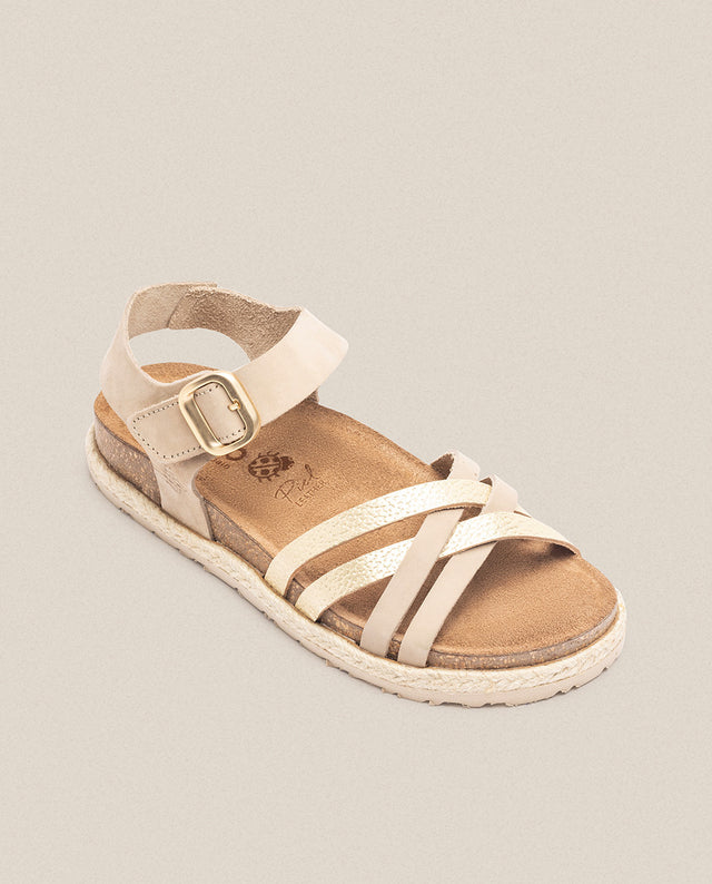 yokono Sandalia plana Arena 001 beige Ventas relámpago