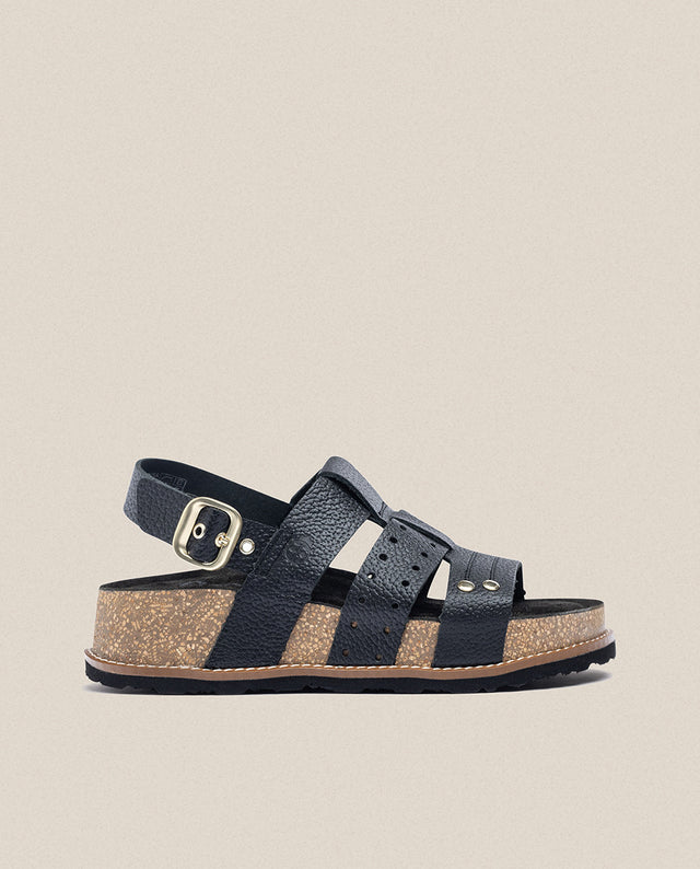 yokono Sandalia de plataforma Oca 007 negro Rebajas top