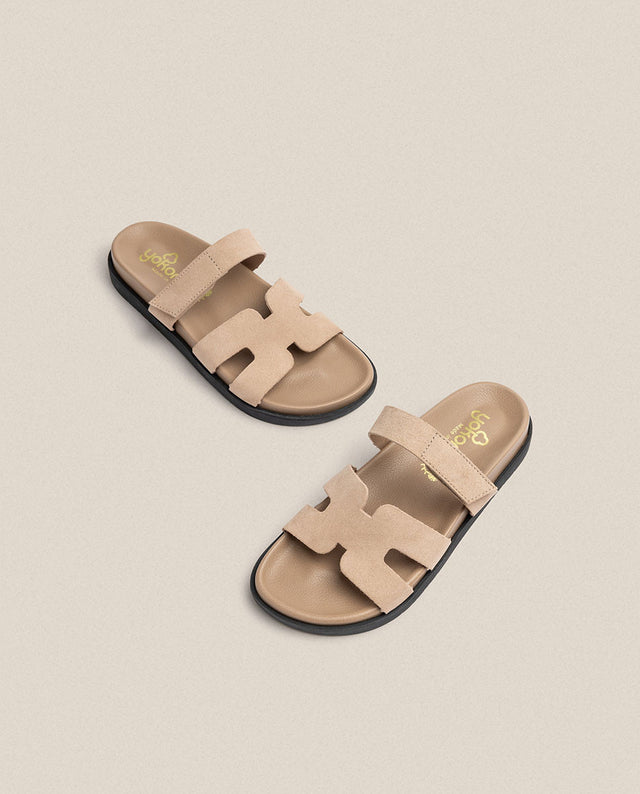 yokono Sandalia plana Morena 125 beige Oferta especial de fábrica