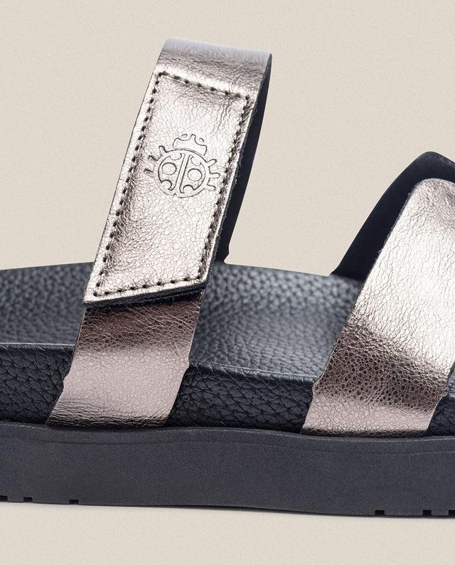 yokono Sandalia plana Morena 125 gris Superdescuento