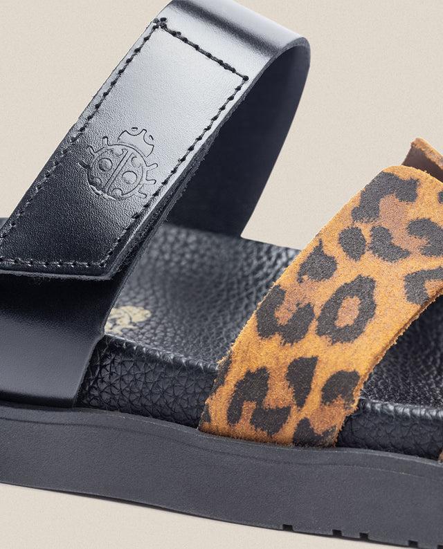 yokono Sandalia plana Morena 125 leopardo Grandes descuentos