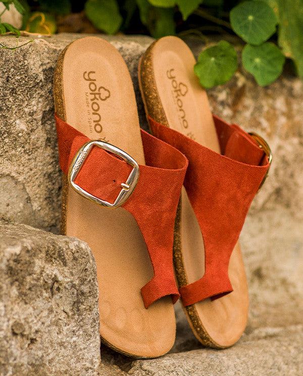 yokono Sandalia plana Ibiza 205 naranja En oferta
