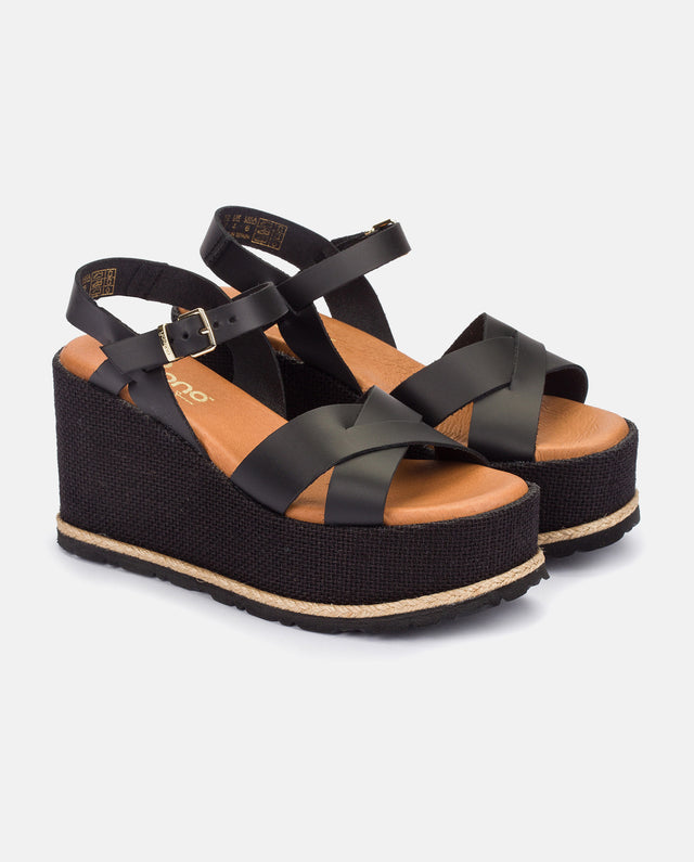 yokono Sandalia plana Lanzarote 003 negro Última moda