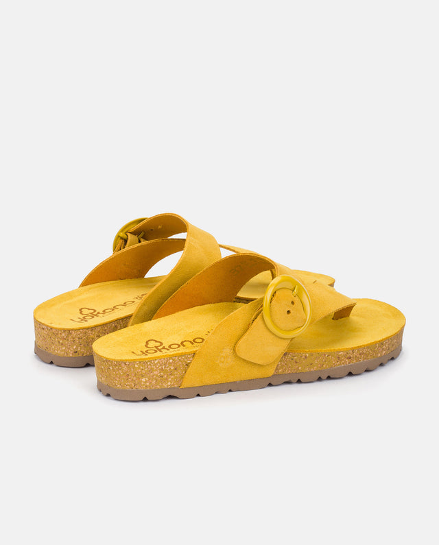 yokono Sandalia plana Rolan 113 amarillo Descuento por venta flash