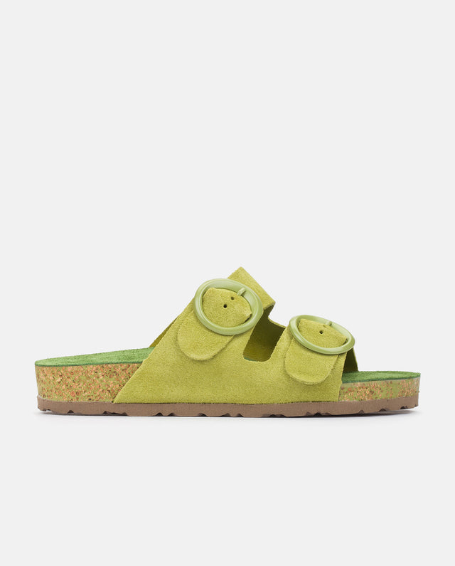 yokono Sandalia plana Rolan 700 verde Ofertas especiales