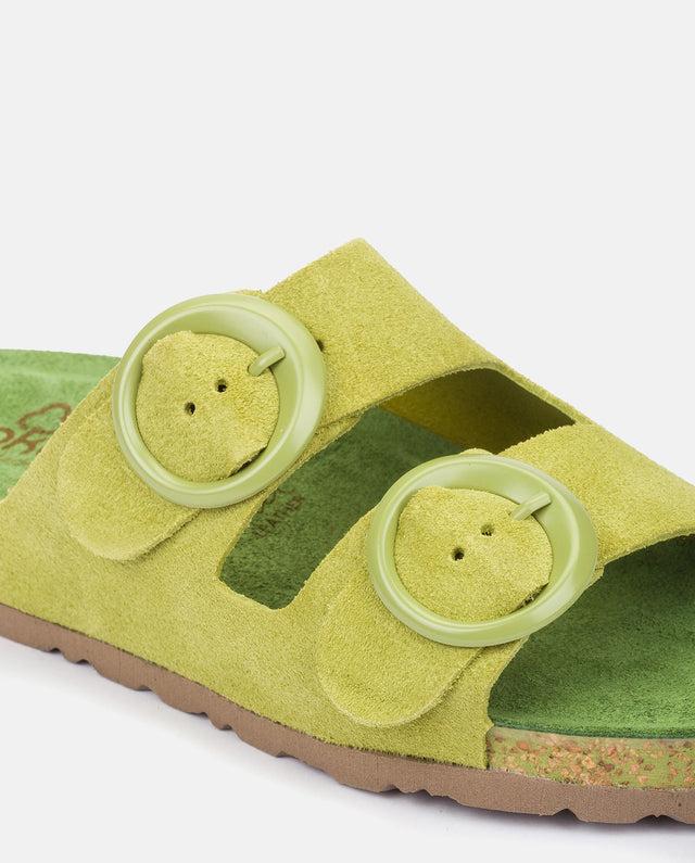 yokono Sandalia plana Rolan 700 verde Ofertas especiales