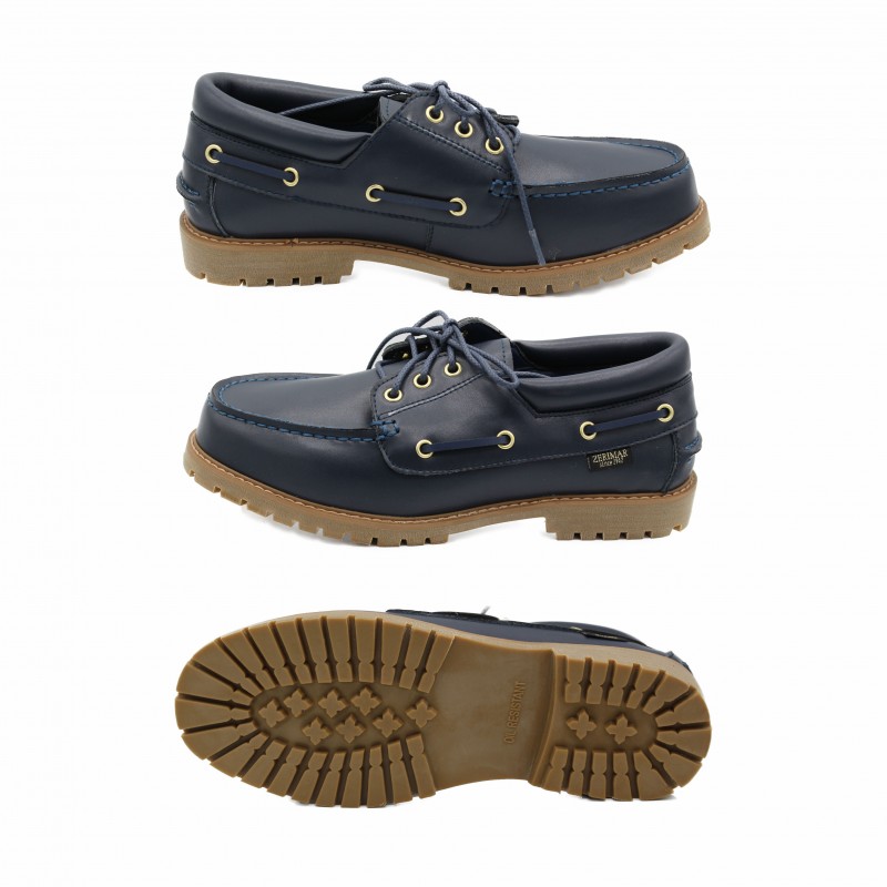 zerimar shoes Nauticos de piel con cordones modelo KANCHEN Promoción trimestral