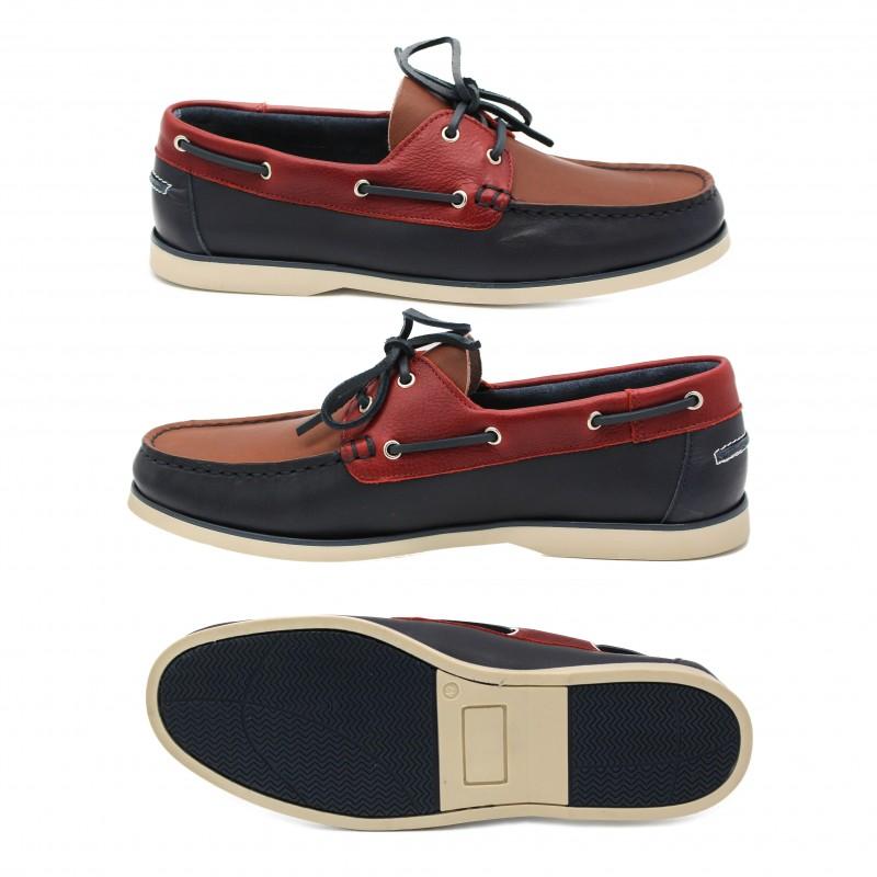 zerimar shoes Mocasines de piel con cordones modelo FIERO Descuentos del mes