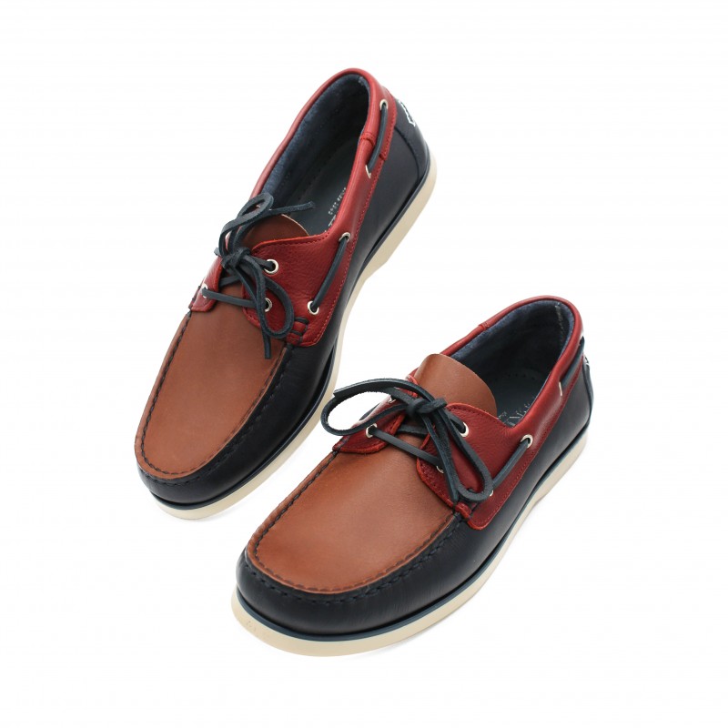 zerimar shoes Mocasines de piel con cordones modelo FIERO Descuentos del mes