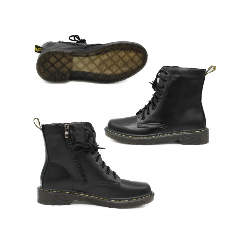 zerimar shoes Botas estilo militar con cremallera modelo DOCTER Precio ultrabajo