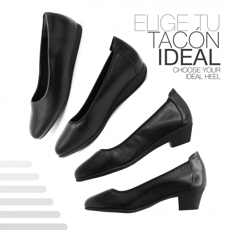 zerimar shoes Zapato de Piel Profesional para Oficina y Eventos - tacón 3 5 cm 2025