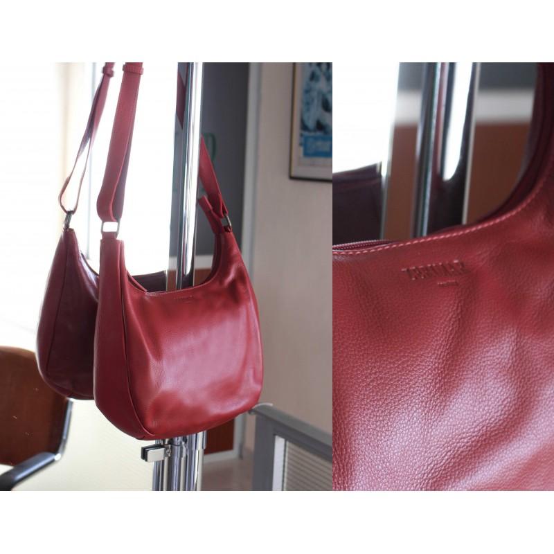 zerimar shoes Bolso de piel con cremallera 22x19x8 cm MINE Venta caliente