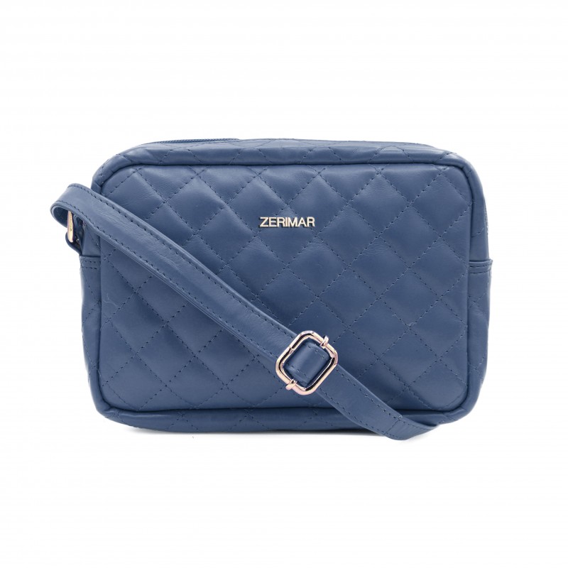 zerimar shoes Bolso bandolera acolchado de piel 15x20x6 cm Gran oferta