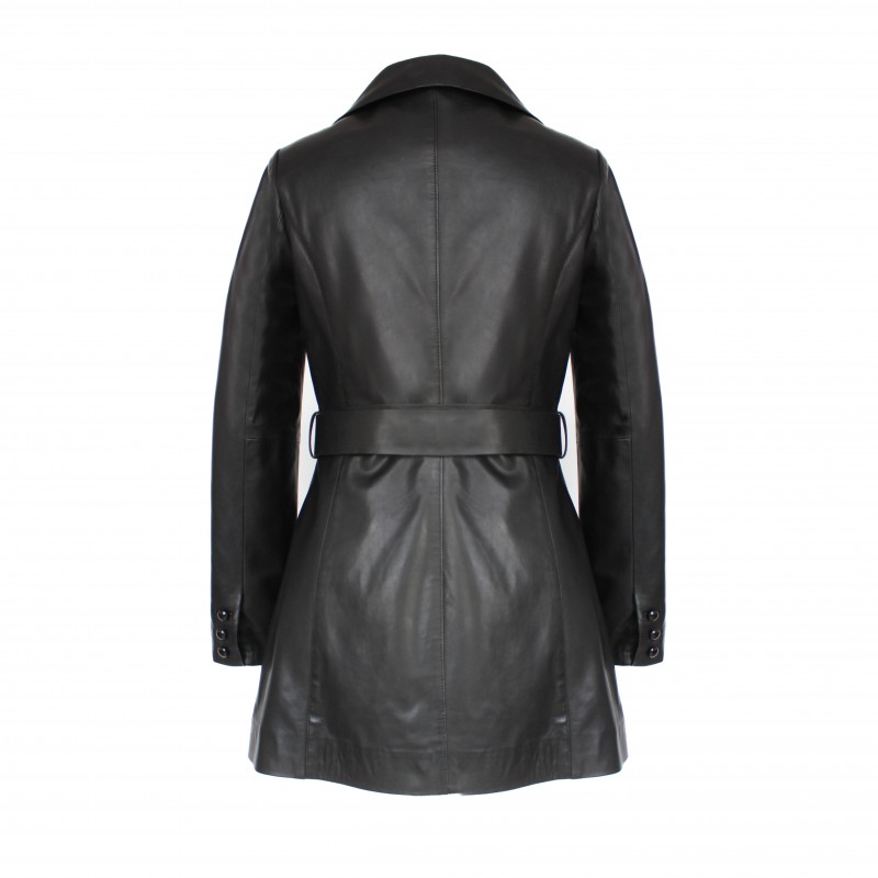 zerimar shoes Gabardina corta con botones modelo MESSHO Rebajas baratas
