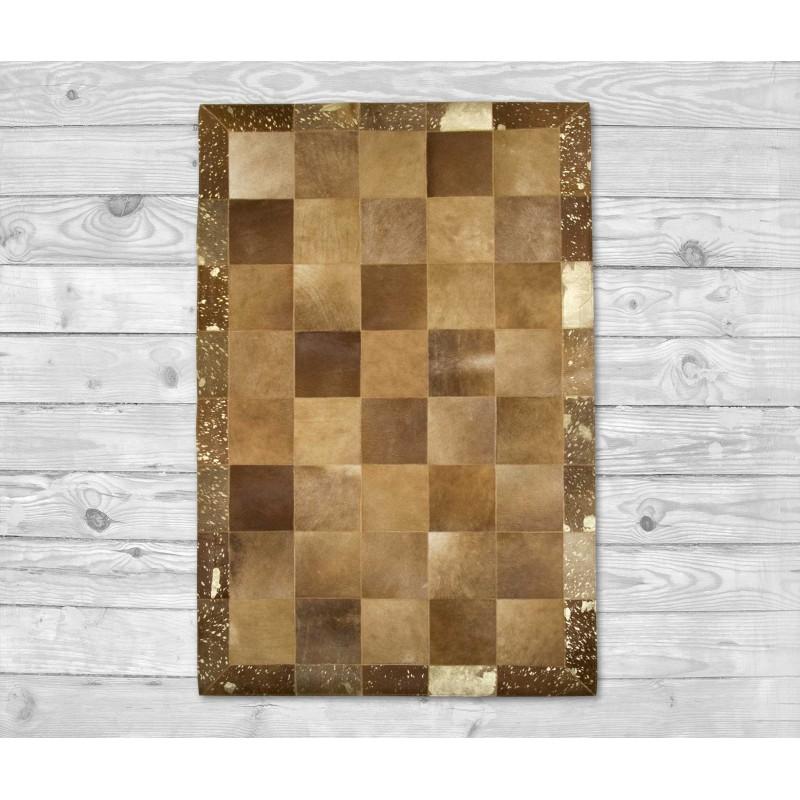 zerimar shoes Alfombra Patchwork Piel de Vaca EARTH - Varias medidas Descuento