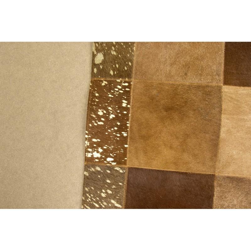 zerimar shoes Alfombra Patchwork Piel de Vaca EARTH - Varias medidas Descuento
