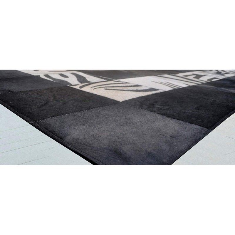 zerimar shoes Alfombra Patchwork piel de toro 240x300 cm Oferta especial