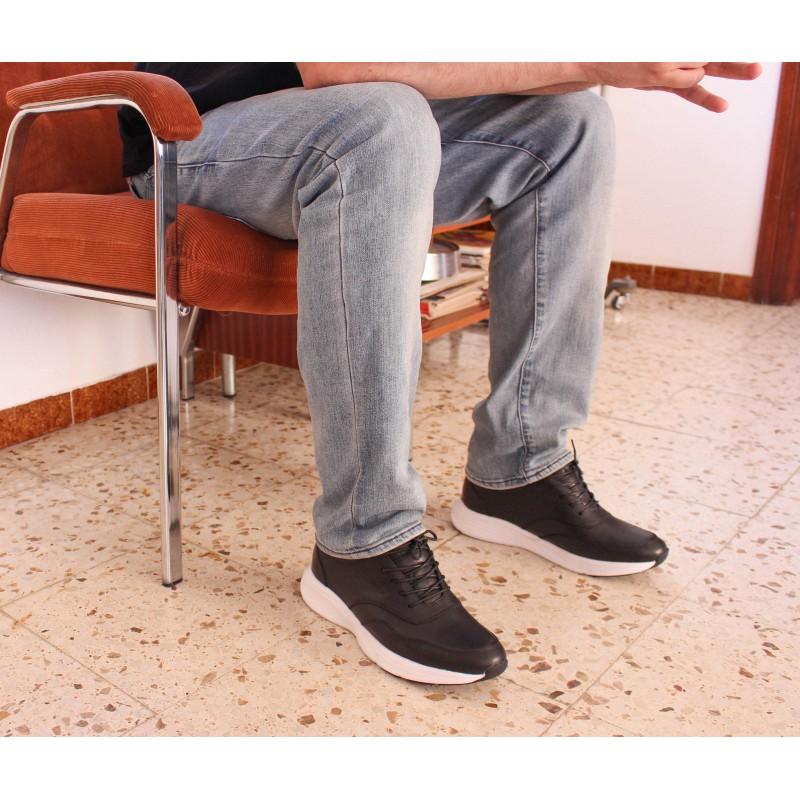 zerimar shoes Zapatos de piel con alzas interiores +7 cm modelo OLVIO Envío gratis