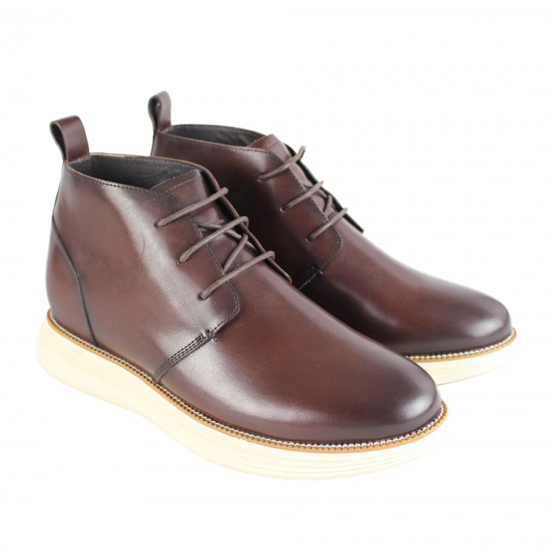 zerimar shoes Botines de piel con alzas interiores +7 cm modelo SEYMOUR ÚLTIMAS EDICIONES