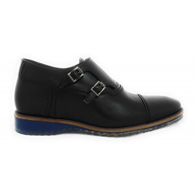 zerimar shoes Zapatos con alzas para hombre con doble hebilla fabricados en España Precios de Black Friday