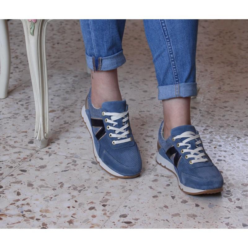 zerimar shoes Sneakers de piel combinados modelo FARO Oferta exclusiva
