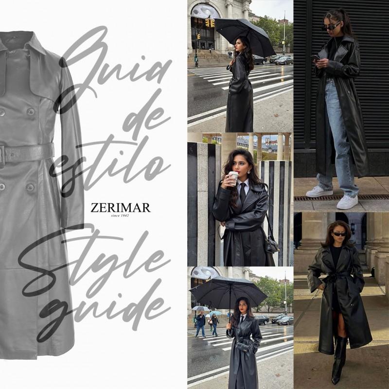 zerimar shoes Gabardina larga con botones modelo MESSNER Devoluciones gratuitas