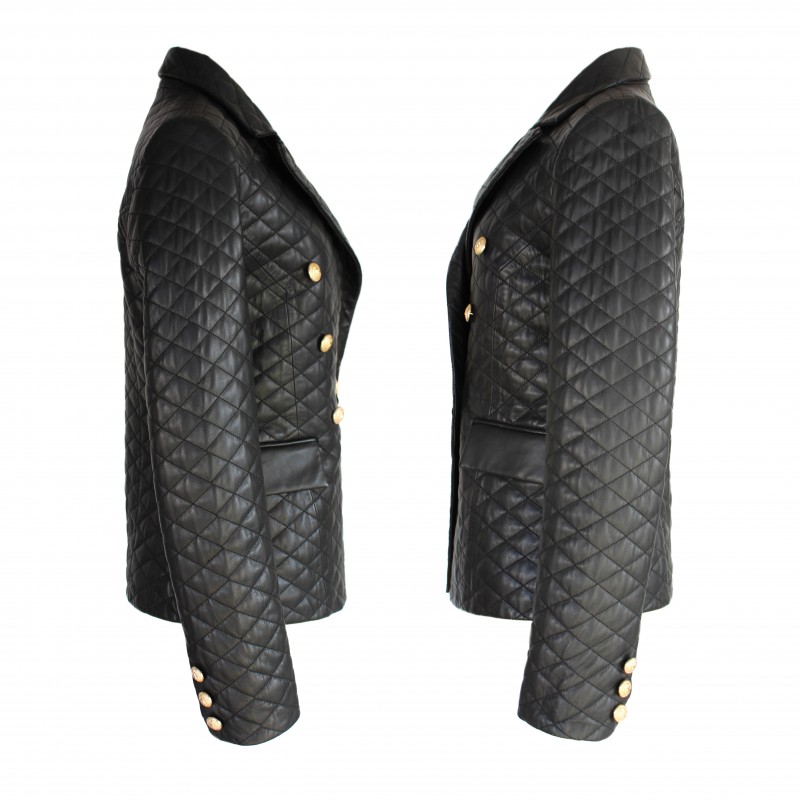 zerimar shoes Blazer acolchada con botones modelo DOFANA 2025
