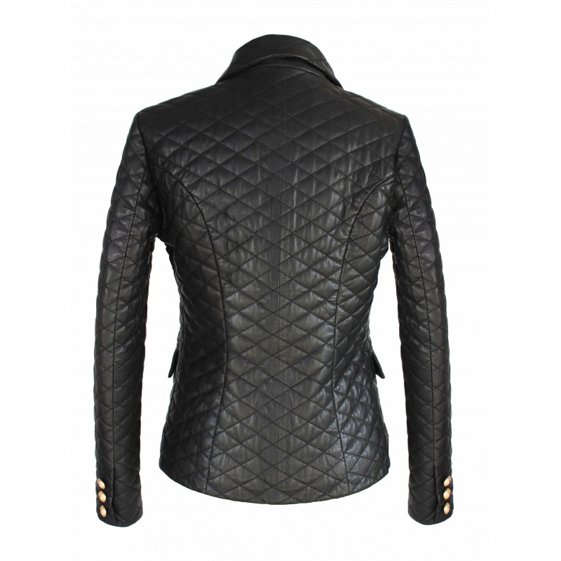 zerimar shoes Blazer acolchada con botones modelo DOFANA 2025