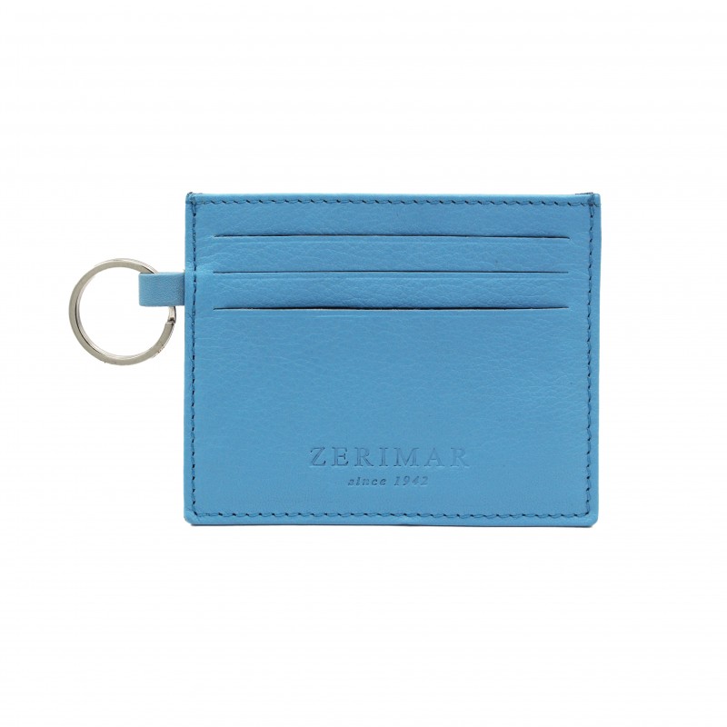 zerimar shoes Tarjetero de piel con llavero 8 5x10 cm BLUNDY Outlet online