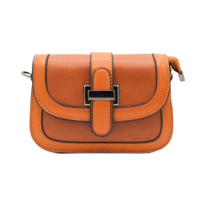 zerimar shoes Bolso bandolera de piel con correa ancha 18x12x7 5 cm Los más vendidos