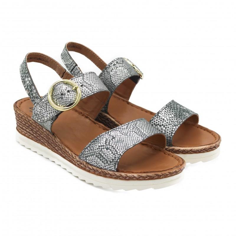 zerimar shoes Sandalias con hebilla de piel modelo SITEA Tienda
