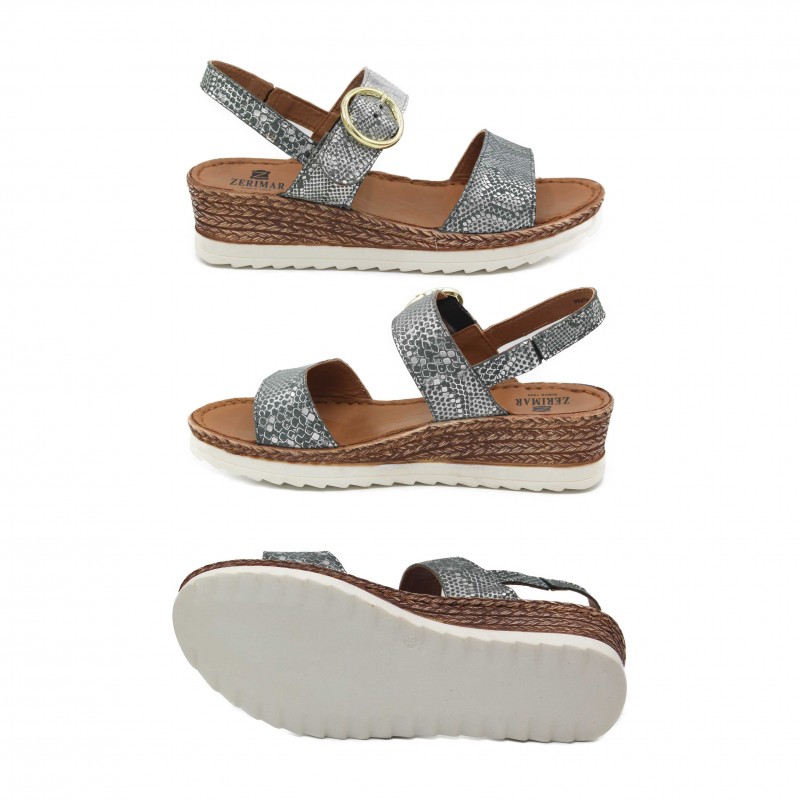 zerimar shoes Sandalias con hebilla de piel modelo SITEA Tienda