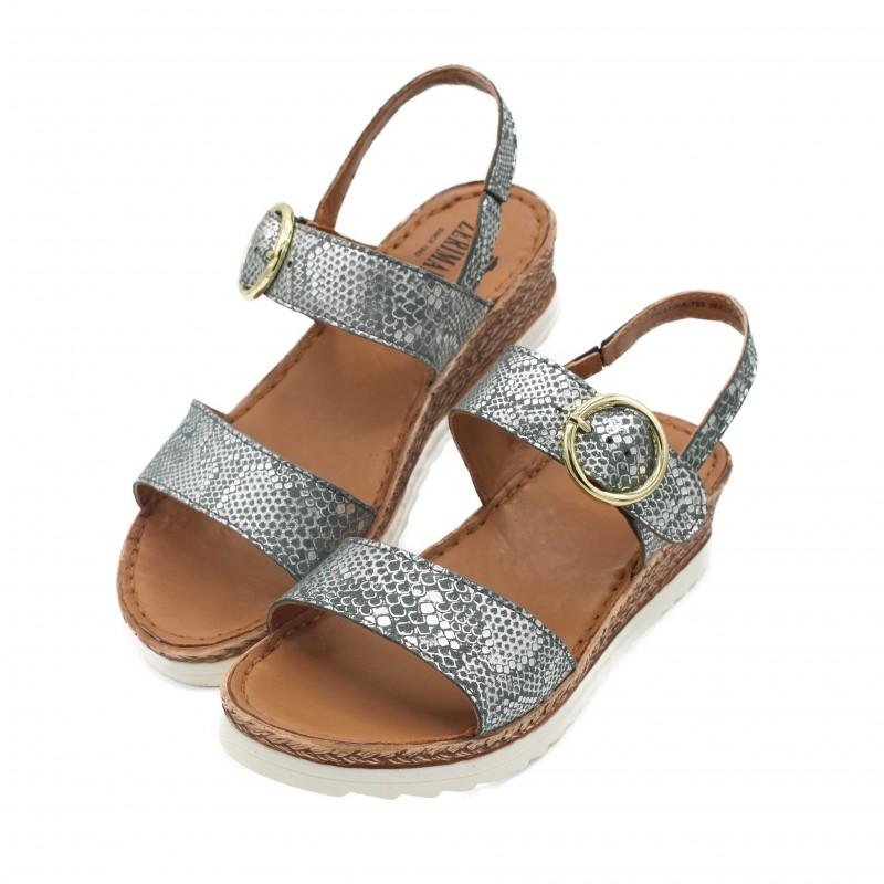 zerimar shoes Sandalias con hebilla de piel modelo SITEA Tienda