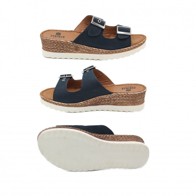 zerimar shoes Sandalias con hebilla de piel modelo NONE Tienda