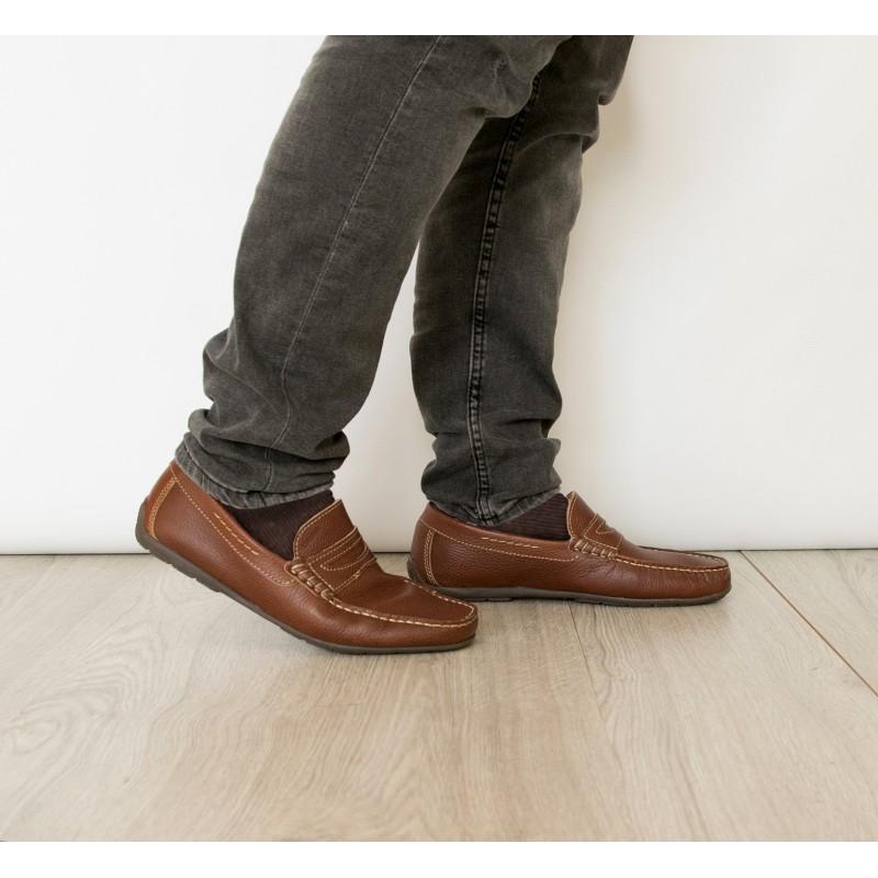 zerimar shoes Mocasines antifaz de piel en varios colores con costura Liquidación
