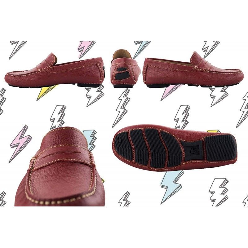 zerimar shoes Mocasines de piel para hombre con antifaz Rebajas top