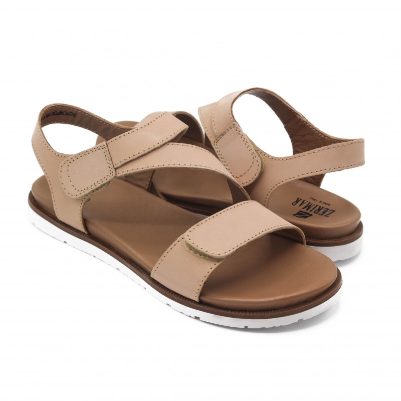 zerimar shoes Sandalias planas de piel modelo FAHAR Últimos 2 días