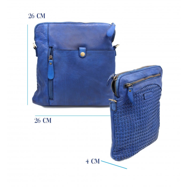 zerimar shoes Bolso de piel trenzado 26x26x4 cm Precio de fábrica