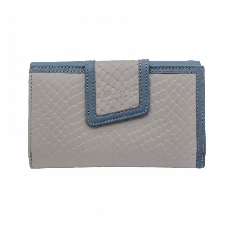 zerimar shoes Cartera de piel de mujer grabado reptil 17x10 5 cm Liquidación