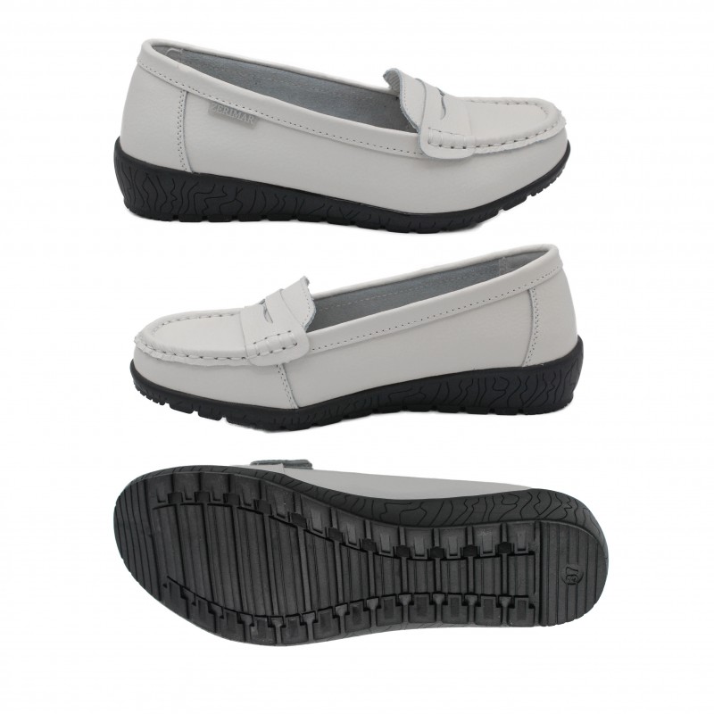 zerimar shoes Mocasines de piel con suela negra Descuentos del mes