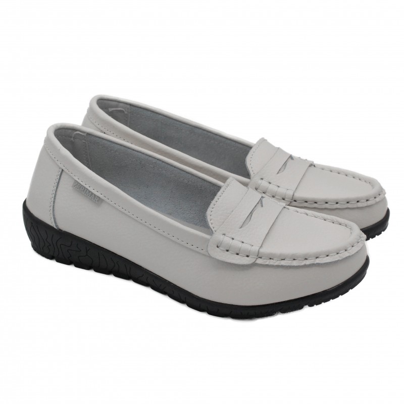 zerimar shoes Mocasines de piel con suela negra Descuentos del mes