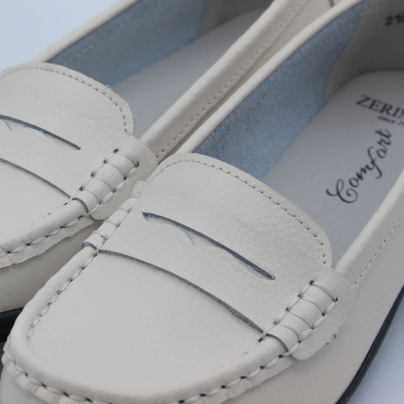 zerimar shoes Mocasines de piel con suela negra Descuentos del mes