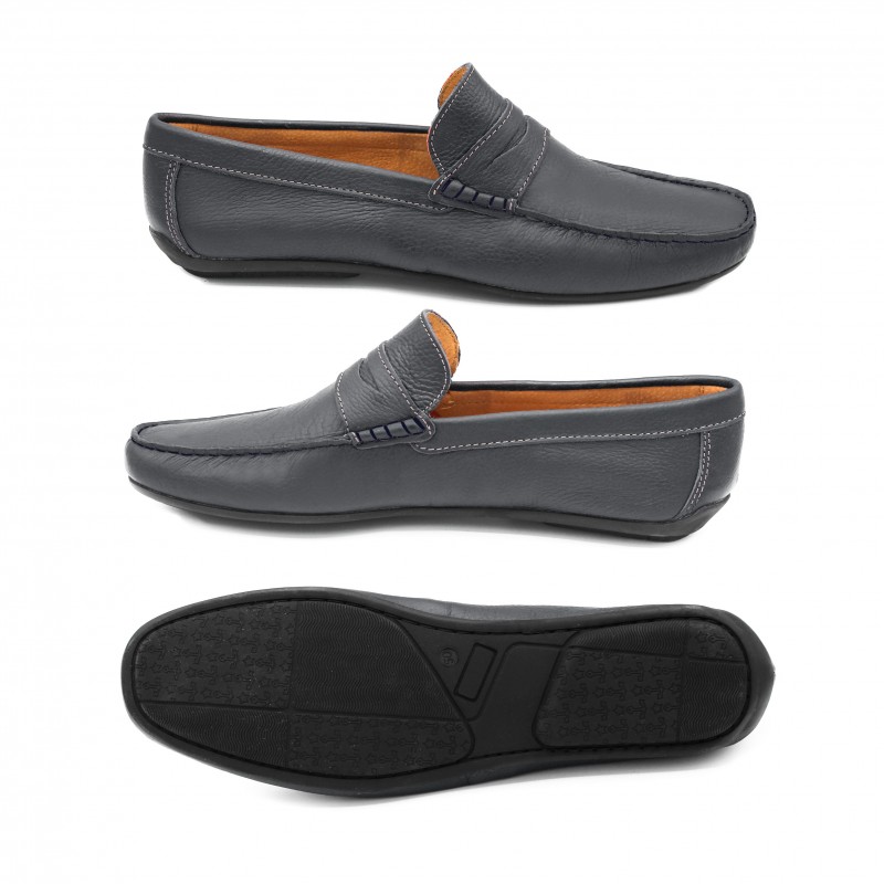 zerimar shoes Mocasines antifaz de piel para hombre - tallas grandes Oferta exclusiva