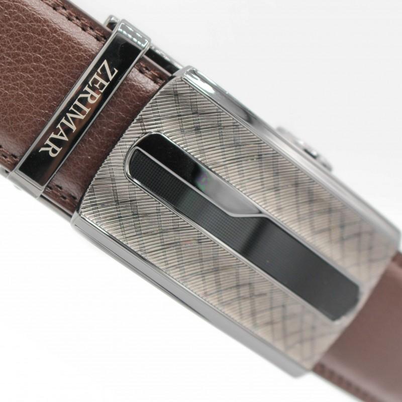zerimar shoes Cinturón de piel con hebilla automatica modelo VEDO Rebajas de fin de temporada