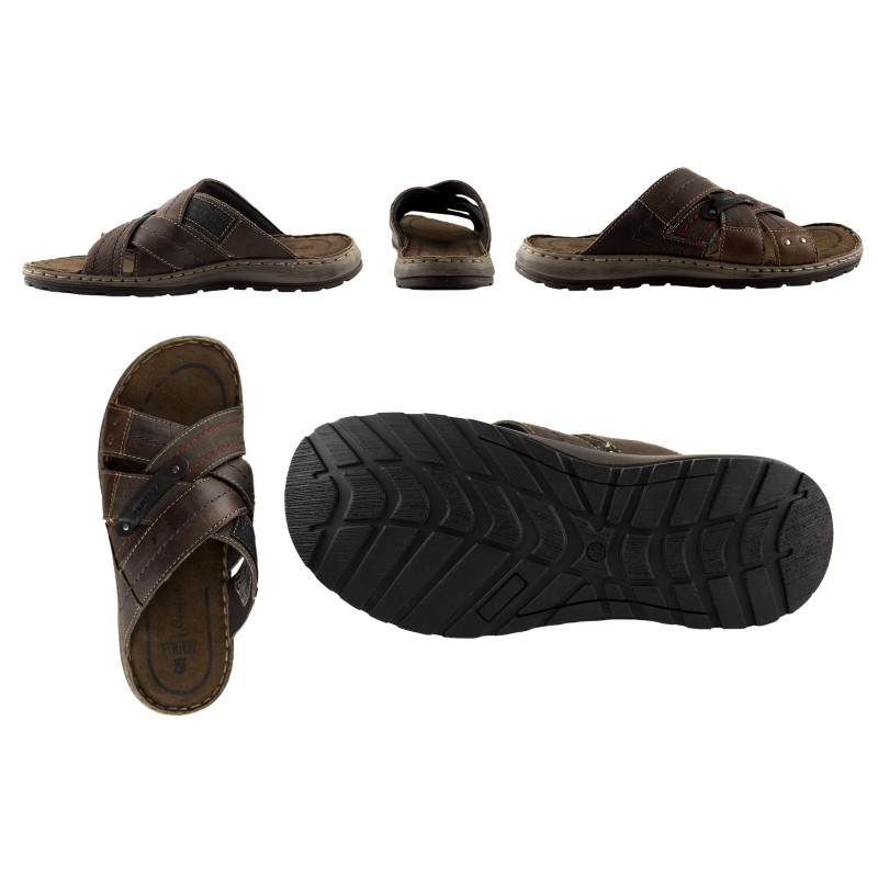 zerimar shoes Sandalia de piel abierta modelo CAPRIOS Venta caliente