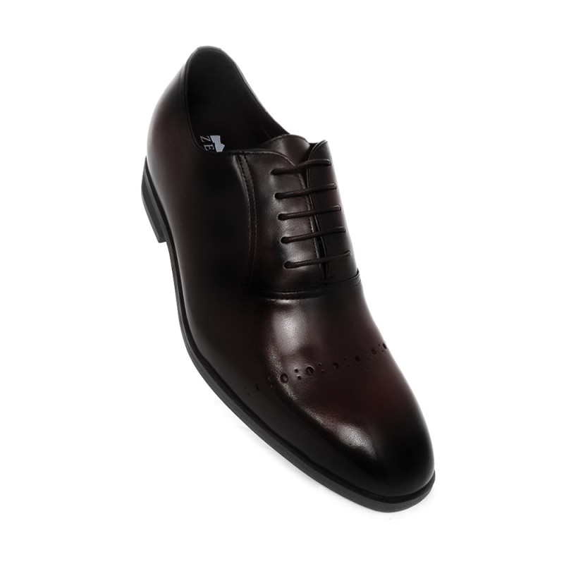 zerimar shoes Zapatos de piel con alzas Interiores para hombre 7 cm Oferta especial