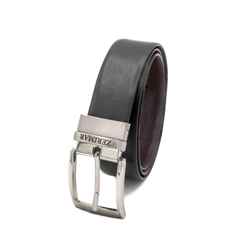 zerimar shoes Cinturón de piel 34 mm modelo reversible BHAIK Promoción por tiempo limitado