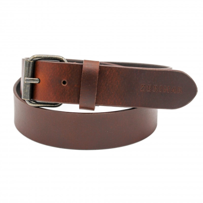 zerimar shoes Cinturón de piel 39 mm modelo CANVELIER Solo queda un día