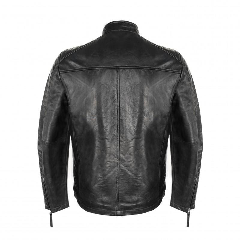 zerimar shoes Chaqueta de piel con detalle relieve modelo NAVAR Limitado a 3 días