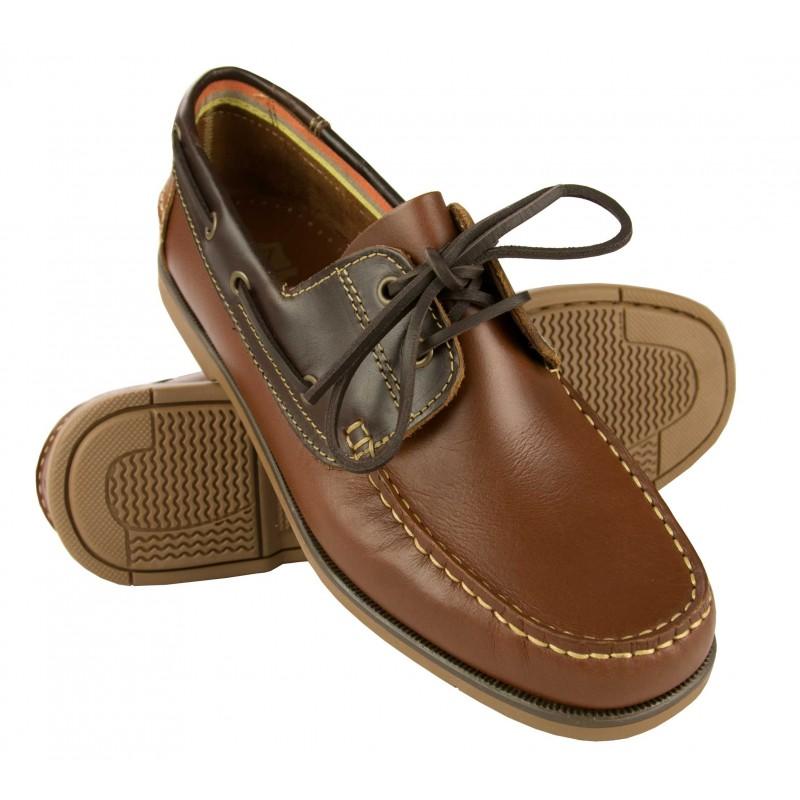 zerimar shoes Náuticos de piel ligeros con cordones modelo BICO